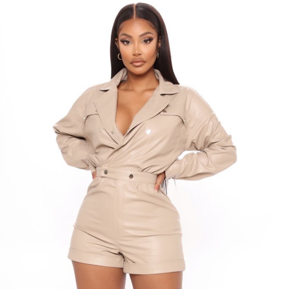 Fashion Nova City Chic Romper NWT